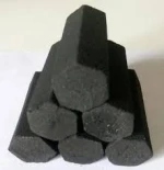 FINGER HEXAGONAL CHARCOAL BRIQUETTE