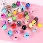 Wholesales 22mm Multi-colored small iron Bells Sleigh Bells for Party Ornament Festival Decoration Jewelry making Dog C