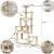 Import Mekidulu Cat tree for large cats 165cm-8 Story Cat tower, Cat house, Transparent space capsule, Plush jumping platform, from China