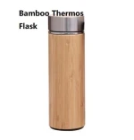 Bamboo Thermos Flask