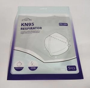 Medical Disposable KN95 Face Mask packaging pouches