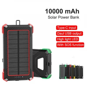 10000mAh Solar Power Bank