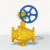 WCB Worm Gear Gas Fixed Ball Valve