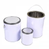 1 litre Paint Bucket, Paint can in tinplate, Empty metal tin can