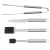Import 10 pieces of barbecue tools BBQ tools suit BBQ tools from China