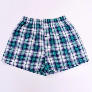 Buy Upolon Manufacturer Cheapest Price100% Cotton Shorts Boxer For Plaid Mens  Underwear Sexy from Yiwu Upolon Garment Co., Ltd., China