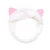 11 Colors Fuzzy Cat Ear Hairband Make-up Face-washing Hairbands for Women Girls Kids