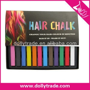 12 Colors Temporary Hair Chalk Hair Dye With Gift Box