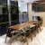 Import 12 seat solid wood dining table 300cm*100cm acacia wood slab table exw price is 985$ from China