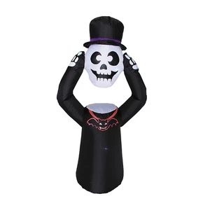 120cm Inflatable Ghost Headless Reaper Holiday Yard Lawn Decoration
