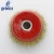 Import 125*16mm wire cup brush grinding wheel with red metal head from China