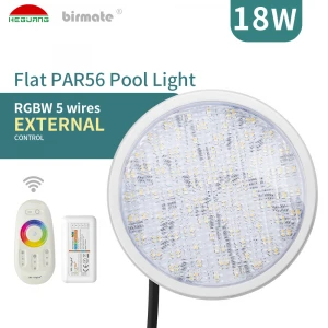 12v External control IP68 ABS RGBW PAR56 LED swimming pool light