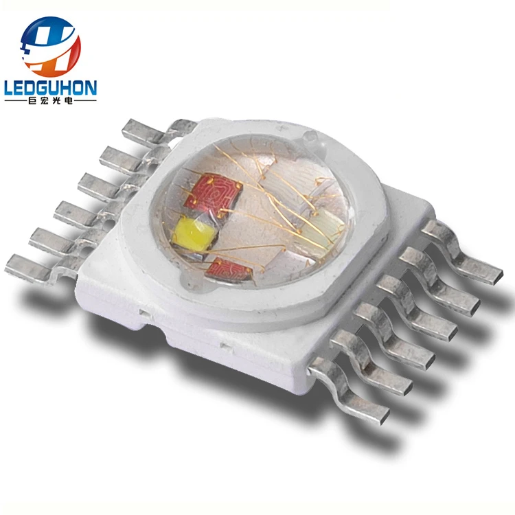 12W 6in1 RGBWYV led diode used for underwater lights
