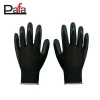 13G black polyester wrinkle latex gloves manufacturers