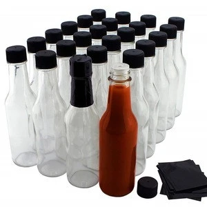 150ml small mouth white soy sauce glass bottle