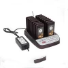 16 call Wireless Restaurant Pager Coaster Queuing Calling System + 1 Free Receiver with Rechargeable Battery