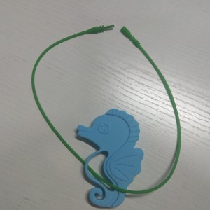 16 inch silicone necklace with baby teether