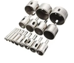 16-piece set of 6-50mm diamond glass drill bit Marble ceramic tile Open hole bead rounder
