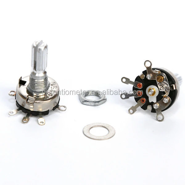 17mm rotary potentiometer with switch RV17