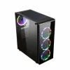 192-1 ATX case gamer with tempered Glass and colorful RGB cooling fan gaming case computer pc towers RGB desktop casing in 2020