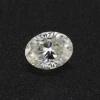 1CT Moissanite DEFGH Color 5*7mm Ice Crushed Oval Shape Moissanite Stone Pure White Moissanite Diamond
