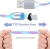 Import 1m Fast Charging Braided 360 Rotatable LED Flowing Light 3 in 1 Magnetic USB Data Cable for Micro Lightning Type C from China