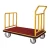 Import 201 Stainless Steel Titanium Gold Powder coated hotel luggage cart for luggage carrying from China