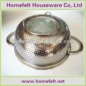 2014 hot selling wood handle wire strainer