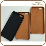 2016 classic design cell mobile phone shell whole cover leather phone case for iphone 6 real leather phone case wholesale