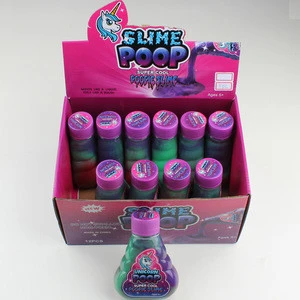 2018 Hot Selling Toys, Colorful slime Unicorn poop putty