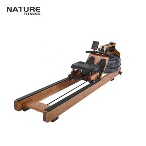 2018 New Design Commerical Use Seated Wooden Rower Machine Gym Equipment for Sale