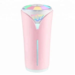 2018 Winter Best Home Comfort Rotimatic LED Night Light Color Changing Portable Mini USB Car Cup Mist Air Cool Humidifier