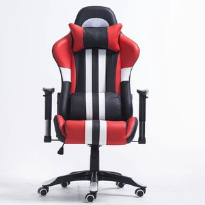 2019 Best OEM ODM Computer PC Game Gamer Massage Factory Racing Silla Leather Gaming Chair Gaming Office Chair