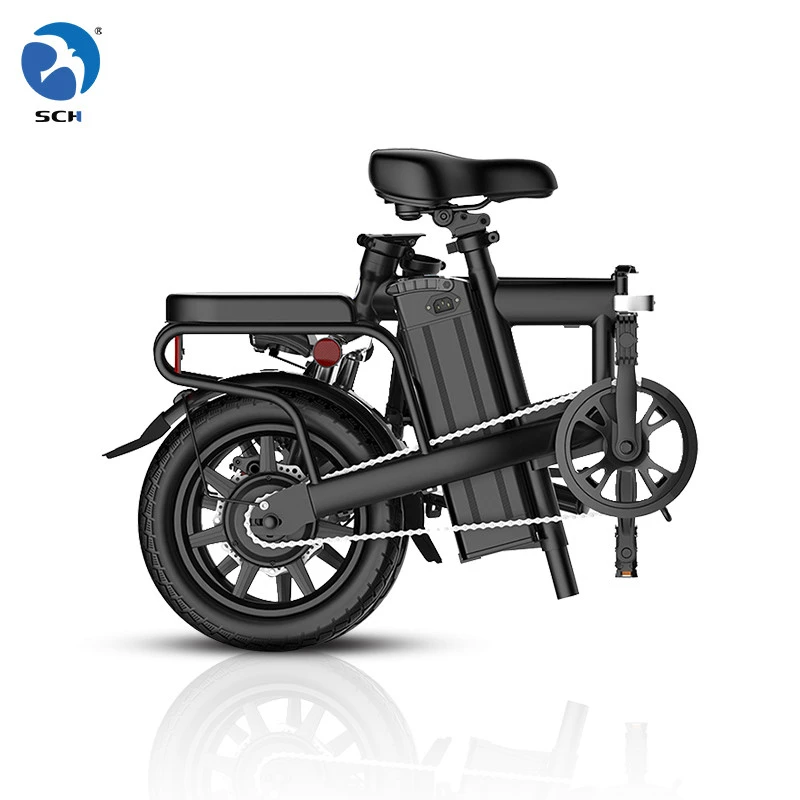 2020 2021 New Light Cheap E-bike 14 inch E Bike 48V 6AH 8Ah Battery Portable Ebike Folding Electric Bike Bicycle