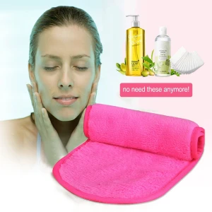 2020 low price  free sample microfibre face cloth makeup remover towel