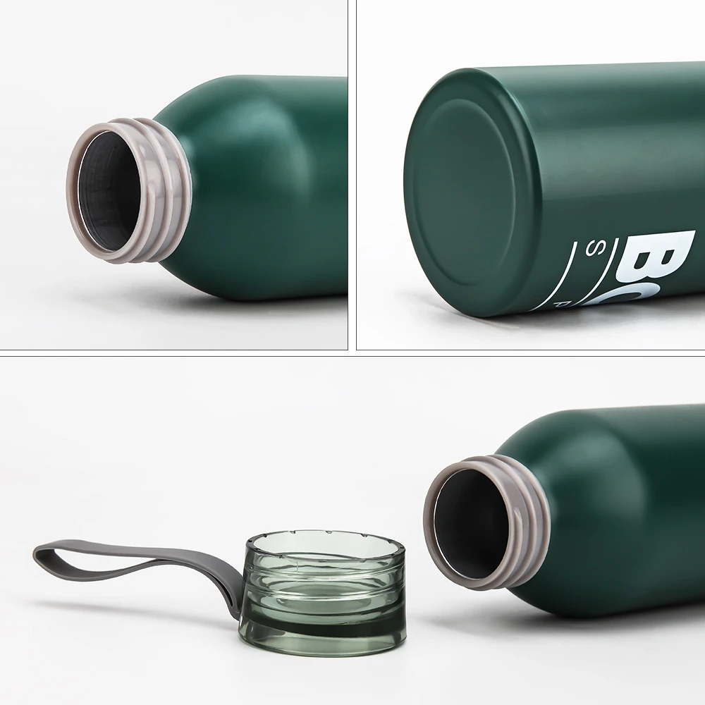 2020 New Design Aluminum 650ml Sports Water Bottle