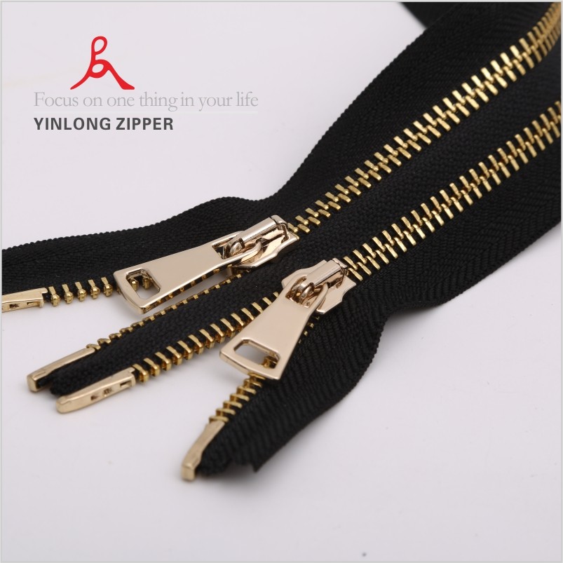 2021 Good Quality Metal Zipper 5# Two-way Separating Zipper