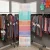 Import 2021 JAIP Best Sale door shape display racks/free standing banner stand/display stand from China