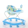 2021 new design baby walker plastic strollers walkers pre shoes car price swivel wheels baby walker with Music