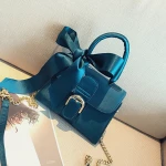 2021 New European And American Fashion Ladies Retro Silk Scarf Shoulder Messenger Bag