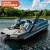 Import 2023s Starship  Premium 27ft Pontoon Boat with Outboard Motor for Surfing and Fishing from China