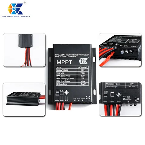 Buy 20a 3.2v Mppt Solar Street Light Charge Controller Outdoor ...