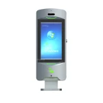 21.5inch advertisement kiosk 5000ml automatic hand sanitizer dispenser lcd advertising screen