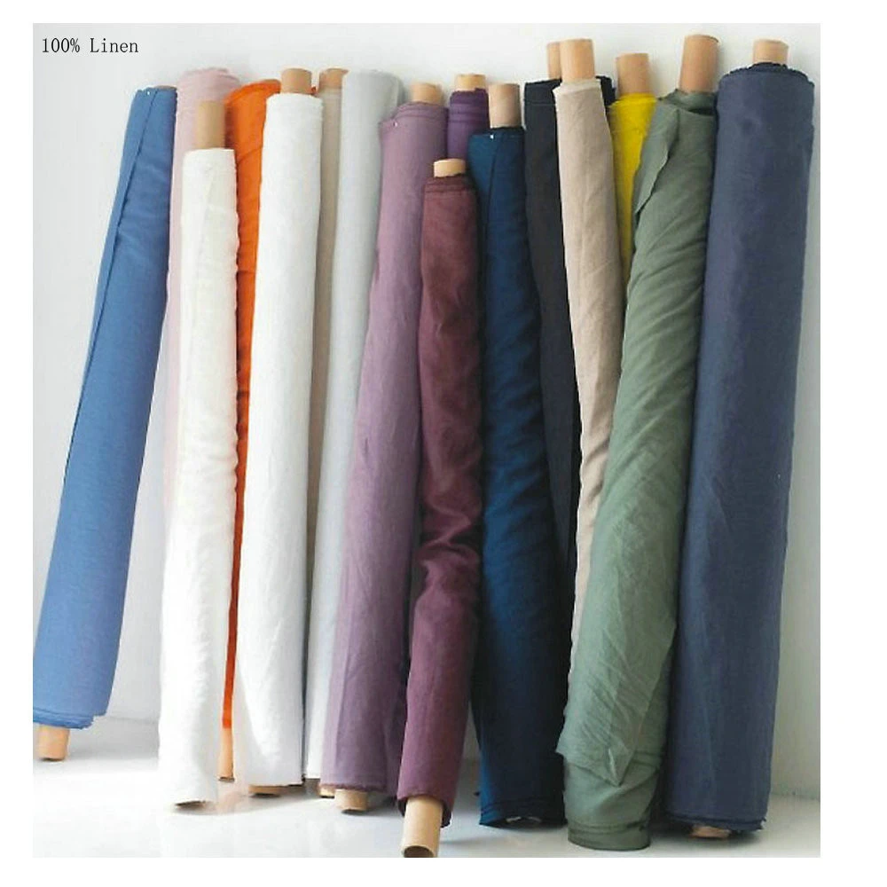280CM wide width100% French linen bedding belgian bed linen fabricwholesale
