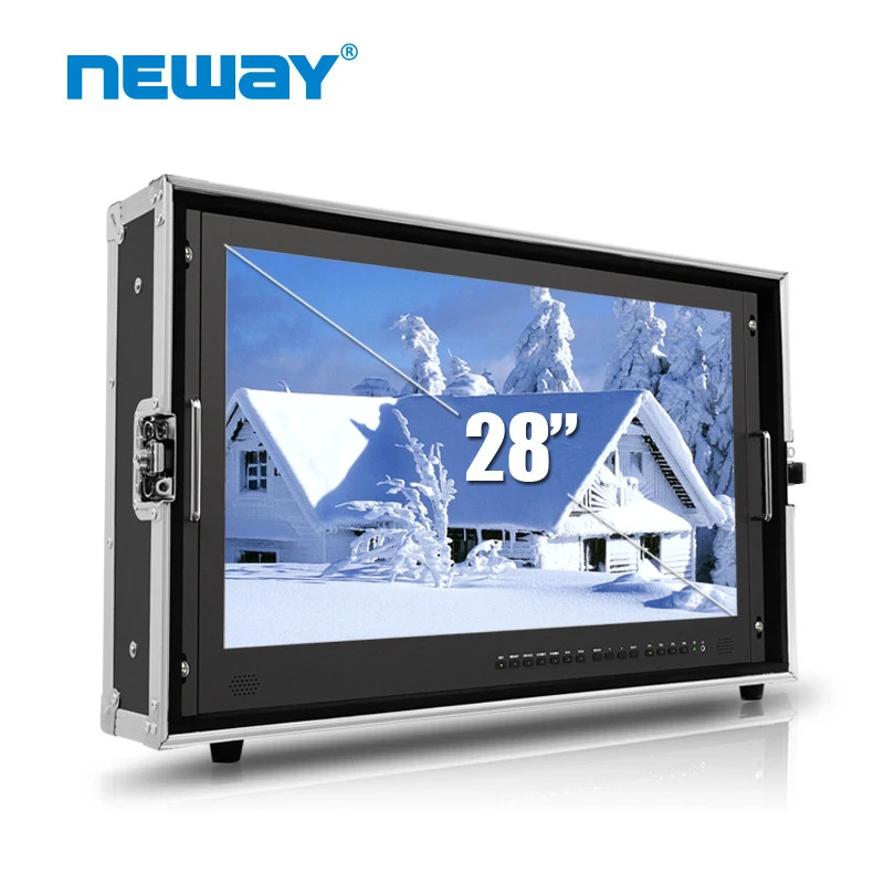 28&quot; 4K 3840 x 2160 Ultra-HD 3G-SDI HD MI Carry-on Broadcast Director Monitor