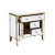 Import 3 Drawer Wooden Antique Style Dresser Home Furniture Cabinet Living Room Mirror Furniture Cabinet from China