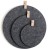Import 3 Pack Circle Felt Pin Board with Leather Hanging Straps for Office Organization, Wall Decor, Photo Display from China