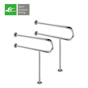 304 316 201 stainless steel u-shape safety grab bar hospital handrail for elderly /outdoor disabled handicap grab bar