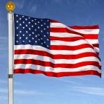 30ft outdoor advertising flag pole decorative aluminium flag pole retractable aluminum pole