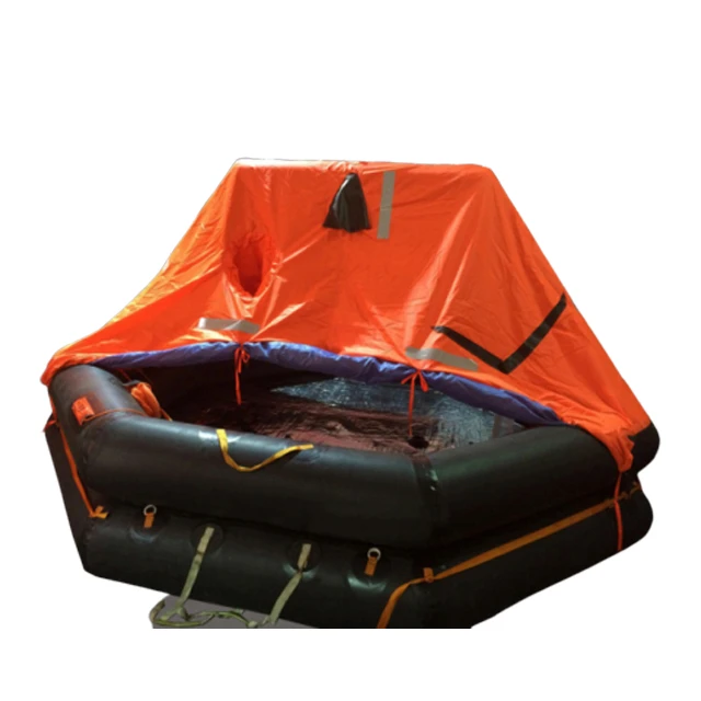 35 person Marine Solas approved ship self saving liferafts inflatable viking life raft